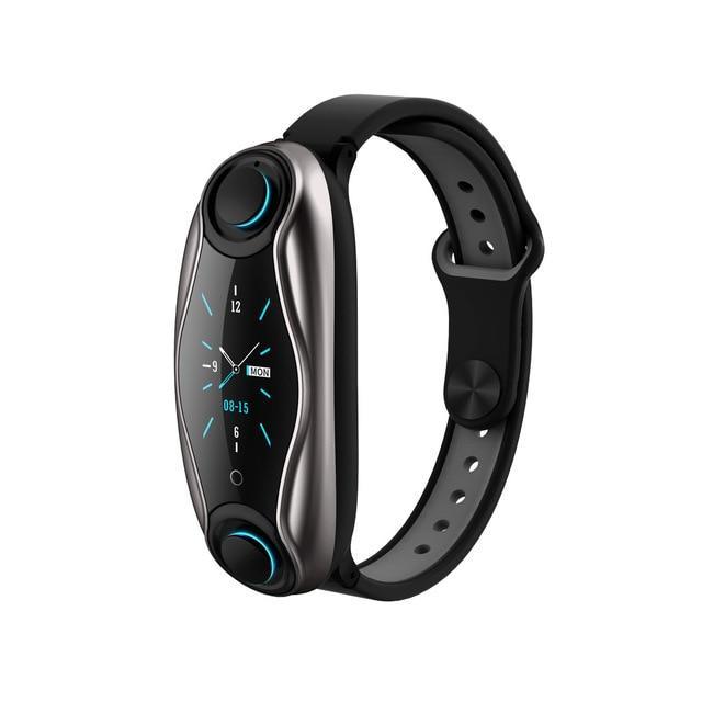 2 in 1 Fitness Bracelet With Wireless Bluetooth Headphone - JETHNICO