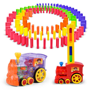 Automatic Dominos Stacking Train Toy - JETHNICO