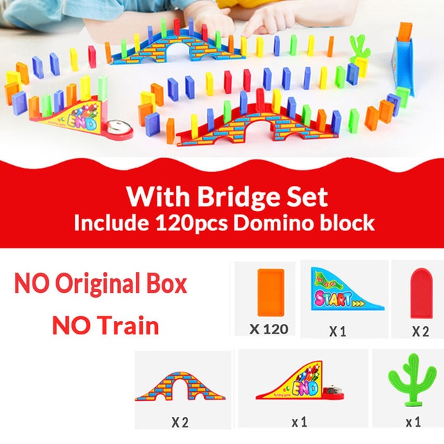 Automatic Dominos Stacking Train Toy - JETHNICO