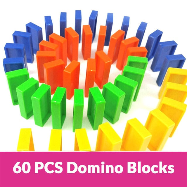 Automatic Dominos Stacking Train Toy - JETHNICO