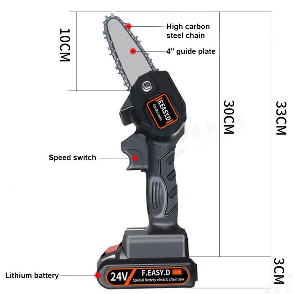 24V Rechargeable MINI Electric Chainsaw - JETHNICO