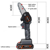 24V Rechargeable MINI Electric Chainsaw - JETHNICO